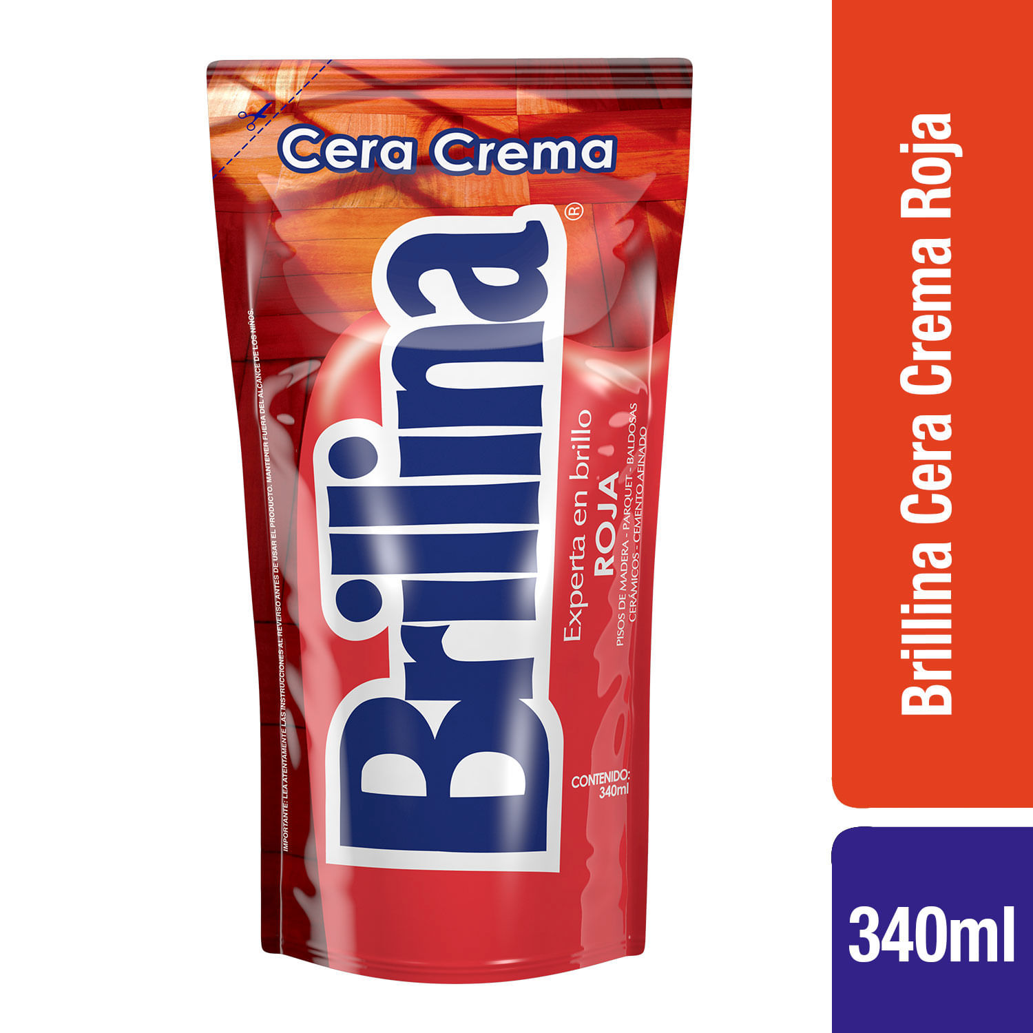 Cera Crema Brillina Roja Dp 12X340Cc