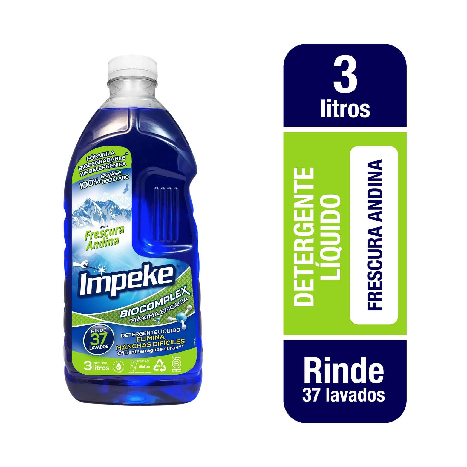 Detergente Frescura Andi Na 3Lt Impeke