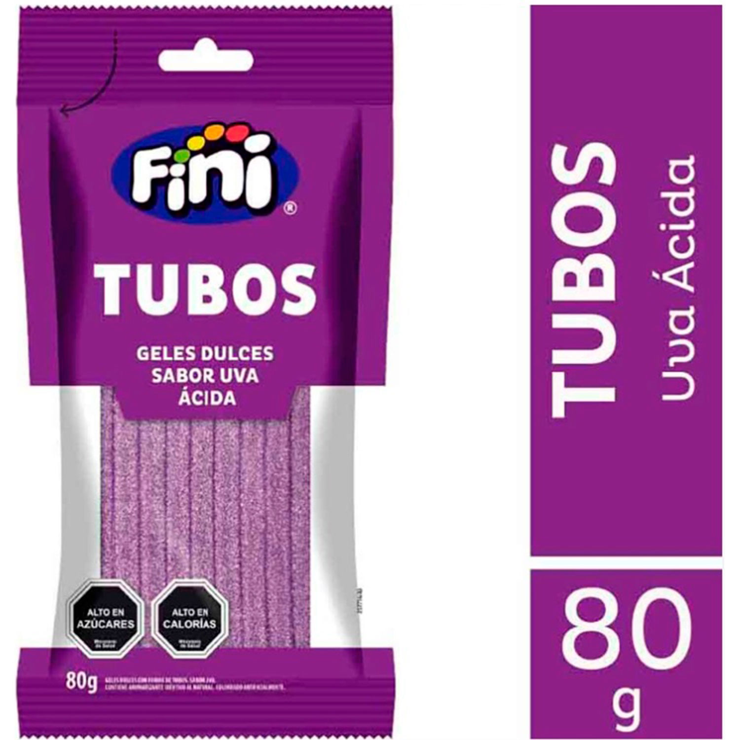 Tubos Uva Dulce Fini 80Gx12
