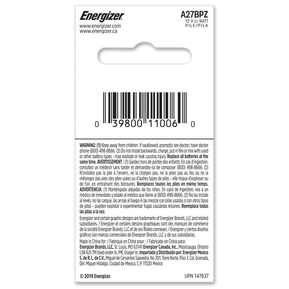 Pila Energizer A27 Bp1